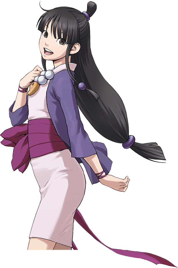 逆転裁判　おみくじトレカ　中凶(綾里真宵/山野星雄) 绫里真宵- 萌娘百科_万物皆可萌的百科全书