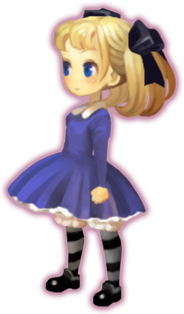 爱丽丝 CV：小岛和子 在阁楼的书库中找到古老的书本，沉迷于书中故事的小女孩。