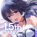 2.4.1版图标。图中人物为长濑麻奈。 图标上还有标注“1.5th ANNIV”字样。