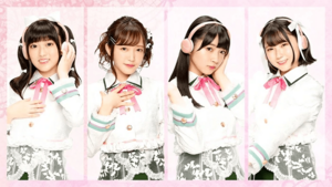 真人组合（旧版） 左起：深川瑠华、反田叶月、进藤天音、渡濑结月