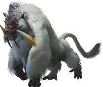 MHWilds 雪狮子王立绘