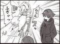 漫画第74话。刚见面史蒂芬就十分热情，一头撞在了春乃的身上。