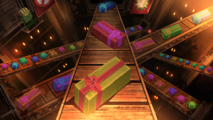 工廠里有好多禮物